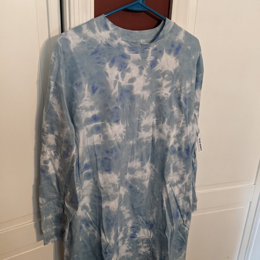 Fun Old Navy Tie-Dye Longsleeve Dress
